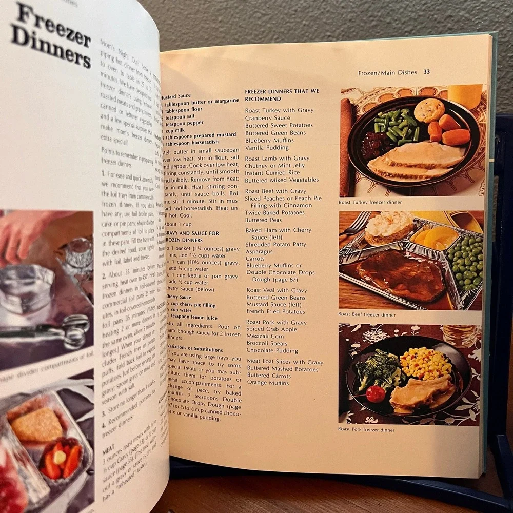 Betty‎ Crocker Do-Ahead Cookbook, From the Freezer and the Refrigerator 1973